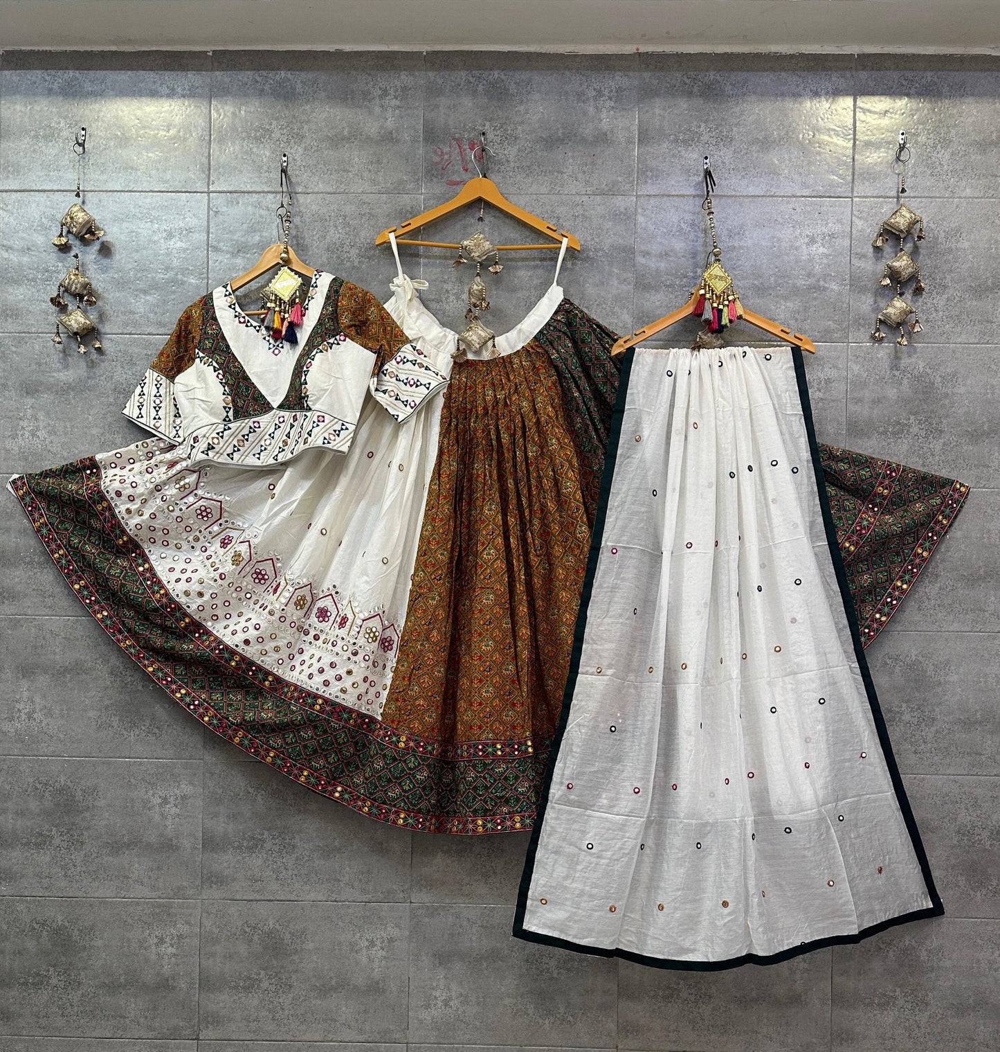 Chaniya choli Set (Cream)