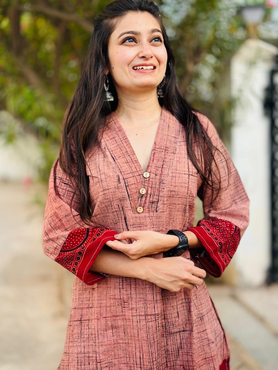 Cotton Up down style kurti