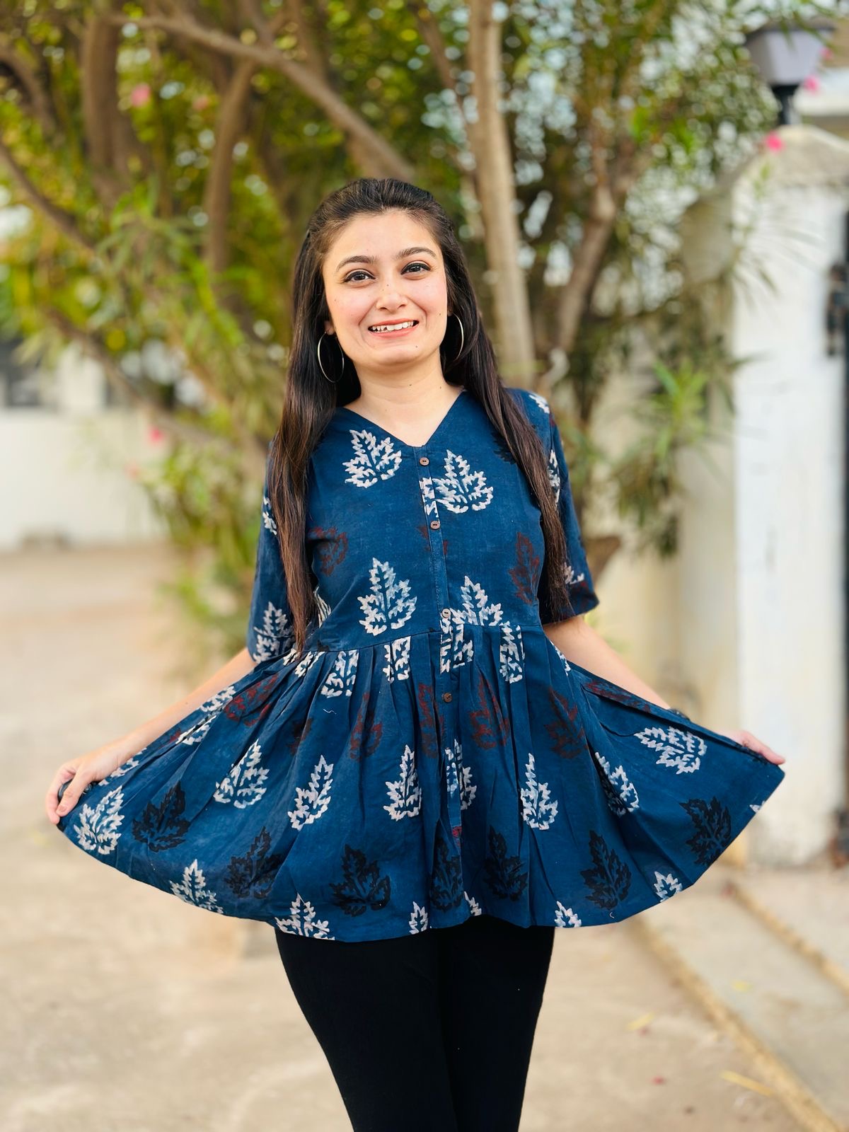 Cotton Short Frock style top